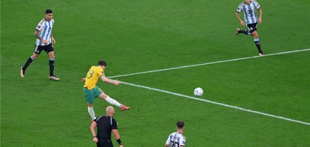 فيديو | جودوين يسجل هدف أستراليا الأول أمام الأرجنتين في كأس العالم | كورة لايف تيفي | koora live Tv | مباريات اليوم بث مباشر جوال kooralive