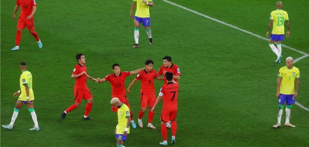 فيديو | سيونج بايك يسجل هدف كوريا الجنوبية الأول أمام البرازيل | كورة لايف تيفي | koora live Tv | مباريات اليوم بث مباشر جوال kooralive